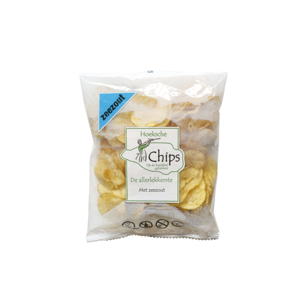 Chips naturel met zout