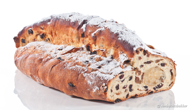 Rozijnen brood met amandelspijs