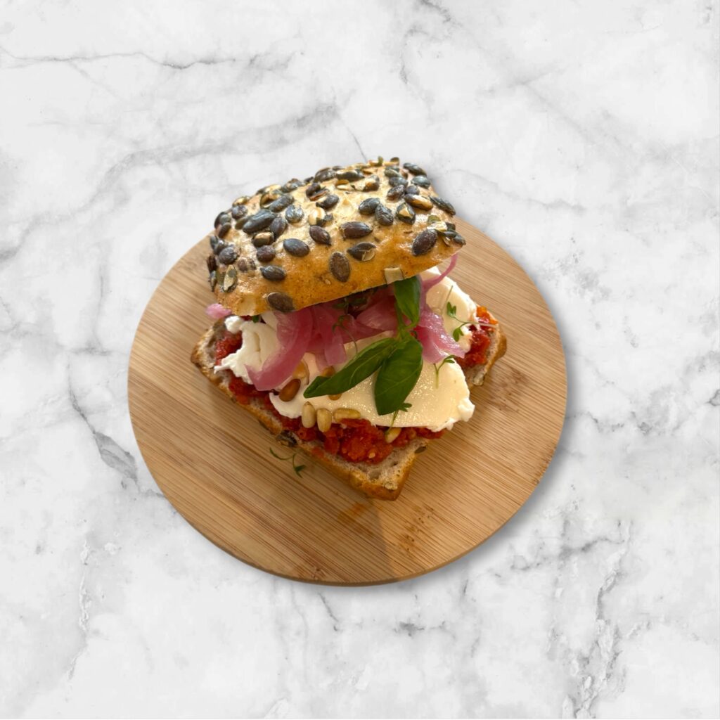 Broodje tomaat mozzarella